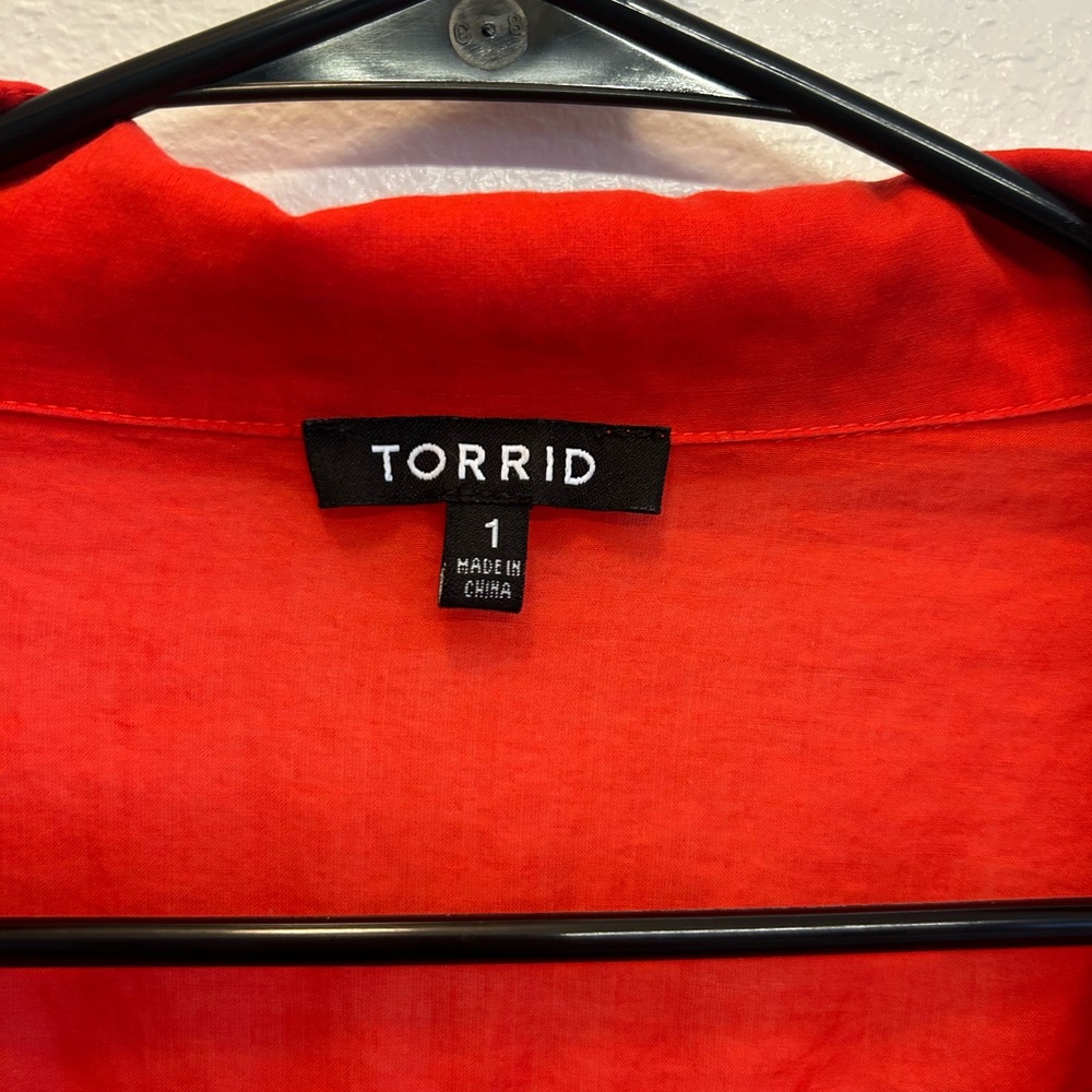 Torrid Lightweight Jacket With Collared Neckline - image 2